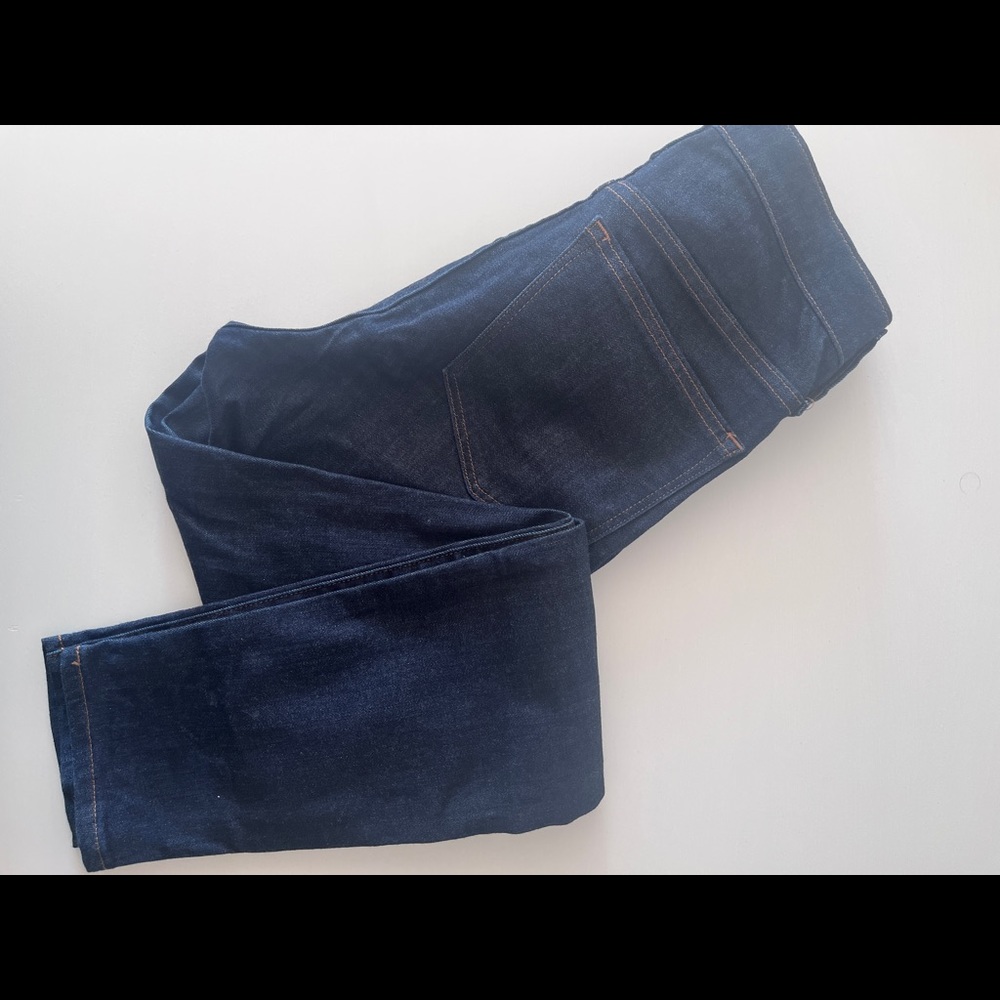 Dark blue high rise J. Crew jeans (size 27)
